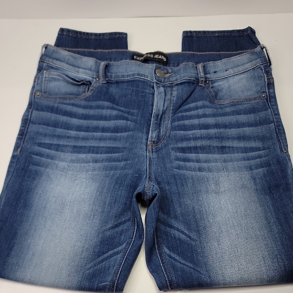 Express Denim - EXPRESS WMNS SZ 14 HIGH RISE LEGGINGS STRETCHY JEANS